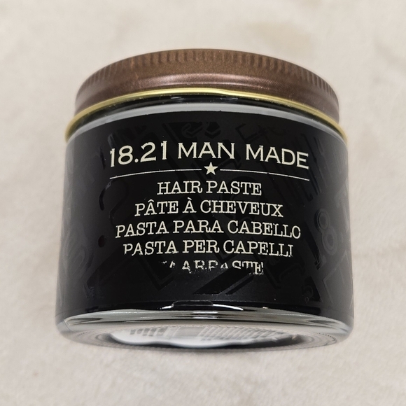 18.21 Man Made Hair Styling Paste Sweet Tobacco 2 oz - Picture 4 of 12